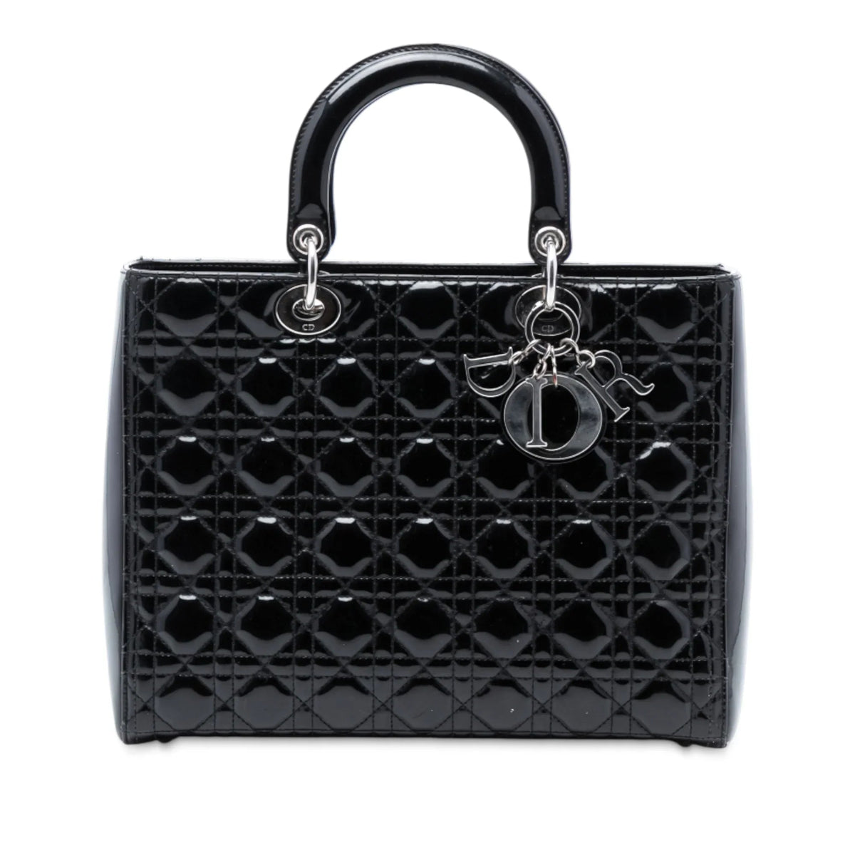 Dior Lady Dior Cannage Black Handbag Style 2