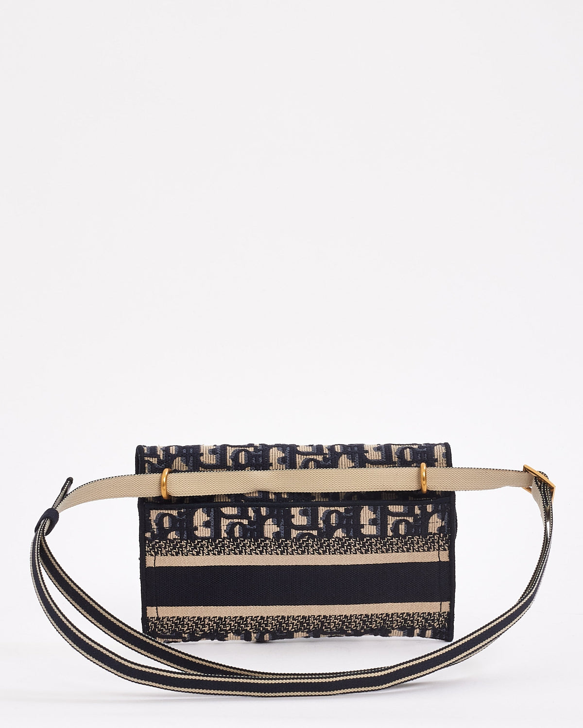 Dior Leather Canvas Clutch Bag